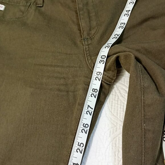 AG Adriano Goldschmied The Legging Ankle Skinny Jeans 27R olive green Womens - Picture 12 of 14